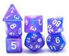 Enchanted Amethyst Polyhedral Dice Set | 7-Dice Purple Set with Subtle Glitter