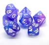 Enchanted Amethyst Polyhedral Dice Set | 7-Dice Purple Set with Subtle Glitter