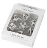 Unleash the Wild: Beast Dice - White 7-Dice Set with Black Beast Emblems for RPGs