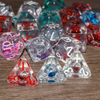 Random Liquid Core Dice 7-Dice Set | Resin Dice w/Liquid Glitter Inside