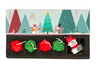 Christmas Dice Candles | 4x 30mm D20 Candles + 1 Mystery Christmas Themed Candle