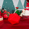 Christmas Dice Candles | 4x 30mm D20 Candles + 1 Mystery Christmas Themed Candle