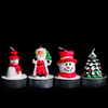 Christmas Dice Candles | 4x 30mm D20 Candles + 1 Mystery Christmas Themed Candle