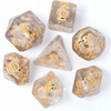 Puppy Dog 7-Dice Set w/Gold Numbers Dnd Dice Set Dog Dice
