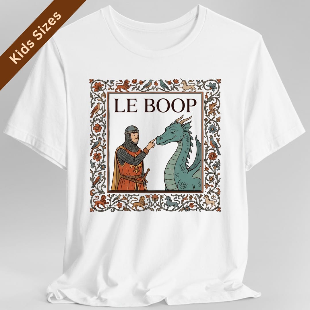 Dragon Boop Medieval Kids T-Shirt