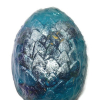 Dragon Egg Soap with hidden dice set-blue