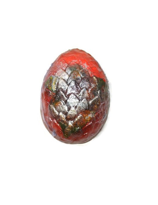 Orange Dragon Egg Soap with Hidden 7-Piece Dice Set
