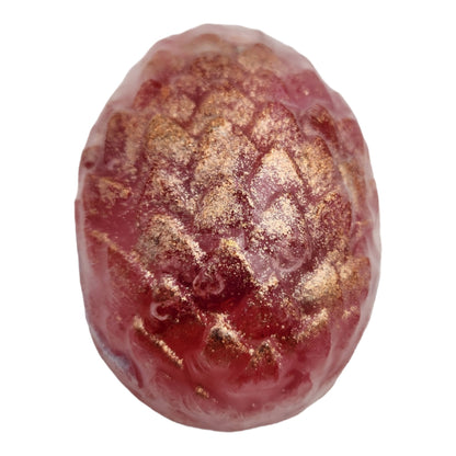 Pink Dragon Egg Soap with Hidden 7-Piece Dice Set