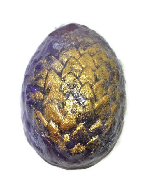 Purple Dragon Egg Soap with Hidden 7-Piece Dice Set
