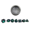 Dragon Eye Dice Set (blue/green)
