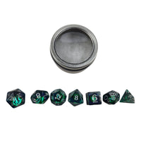 Dragon Eye Dice Set (blue/green)