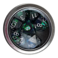 Dragon Eye Dice Set (blue/green)