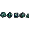 Dragon Eye Dice Set (blue/green)