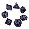Dragon Eye Dice Set (purple/blue)
