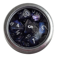 Dragon Eye Dice Set (purple/blue)