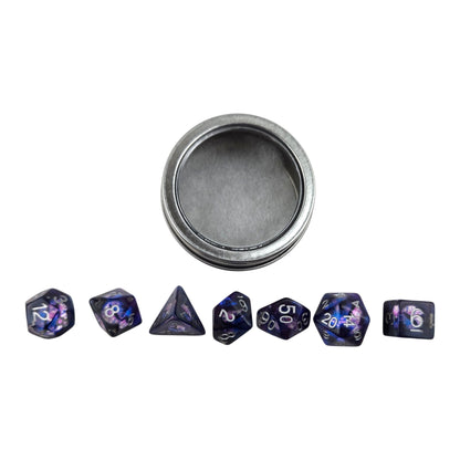 Dragon Eye Dice Set — Purple, Blue & Light Pink