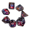 Dragon Eye Dice Set (purple/blue and bright pink)