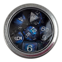 Dragon Eye Dice Set (purple/blue/teal)