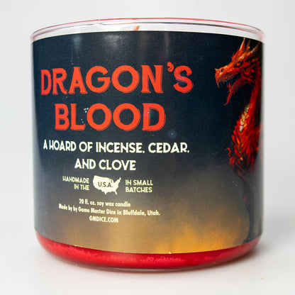 Dragon's Blood Gaming Candle