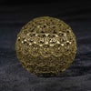 Dragon's Castle - Gold Round D100 Metal DND Dice 50mm