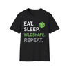 Druid Class T-Shirt – 'Eat, Sleep, Wildshape, Repeat'
