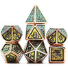 Druidic Dwarven Metal Plating Dice Set
