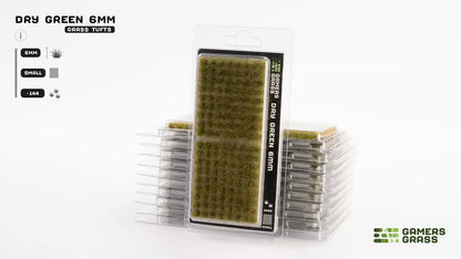 Gamers Grass | Grass Tuft | Small 6mm | Dry Green