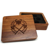 Battle Helmet Wooden Dice Box