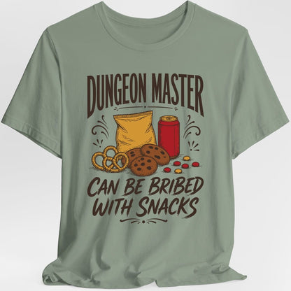 Dungeon Master Can Be Bribed With Snacks T-Shirt