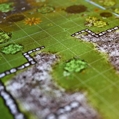 Forbidden Forest Modular Terrain Tiles - 20 Double-Sided Tabletop Maps for D&D
