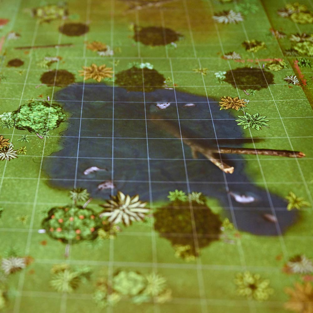 Forbidden Forest Modular Terrain Tiles - 20 Double-Sided Tabletop Maps for D&D