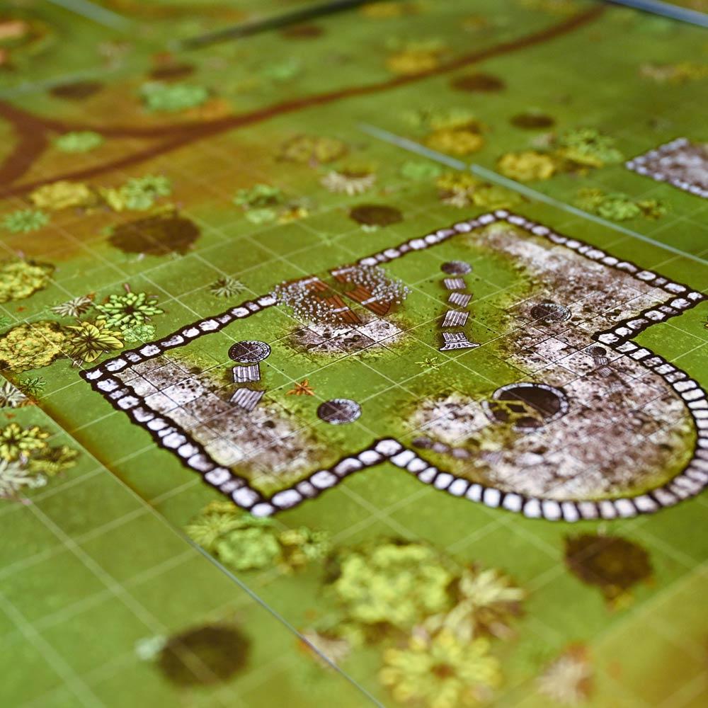 Forbidden Forest Modular Terrain Tiles - 20 Double-Sided Tabletop Maps for D&D
