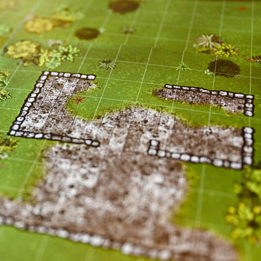 Forbidden Forest Modular Terrain Tiles - 20 Double-Sided Tabletop Maps for D&D
