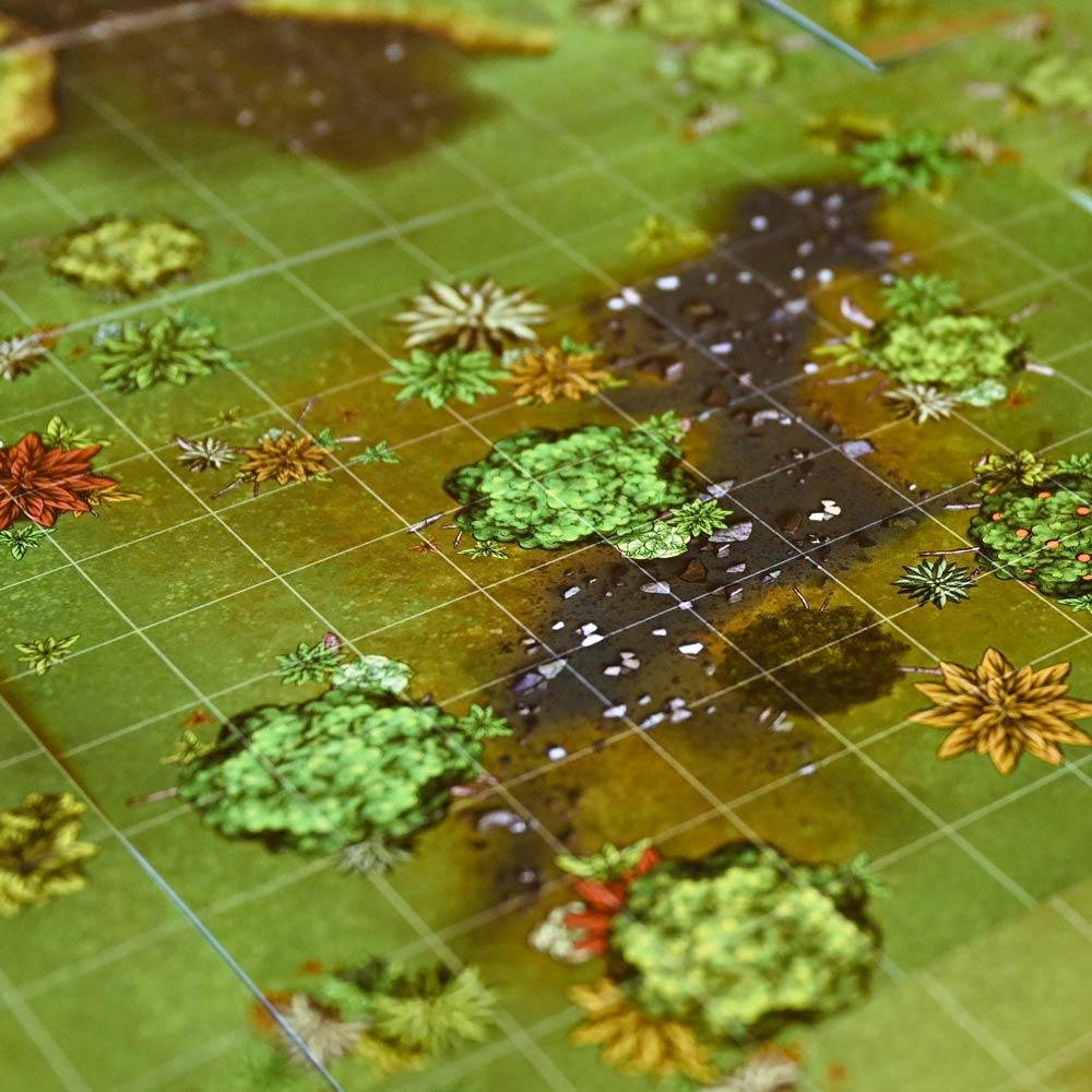 Forbidden Forest Modular Terrain Tiles - 20 Double-Sided Tabletop Maps for D&D