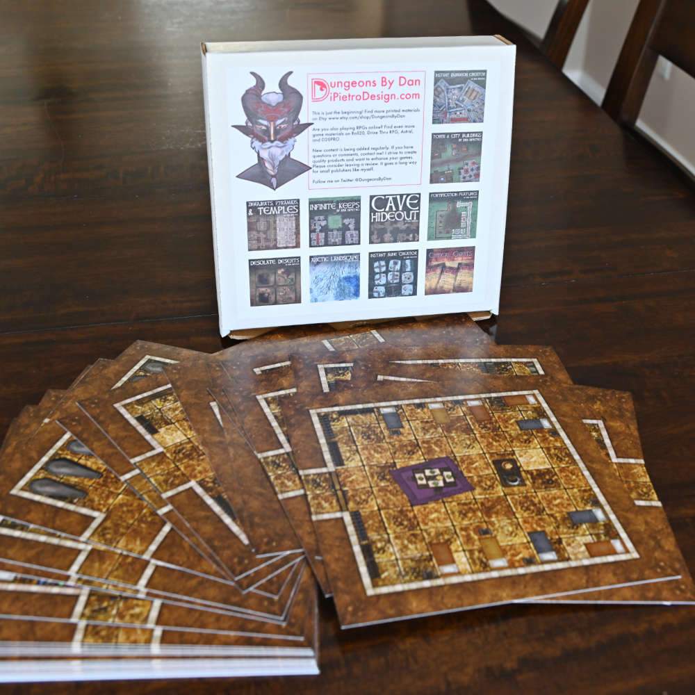 Ziggurats, Pyramids, And Temples Dungeon Tiles