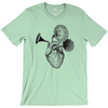 Music Comes from the Heart - Steampunk Anatomy Tee
