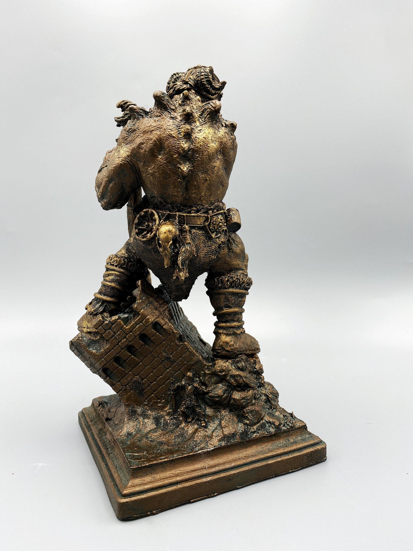 Frost Giant Statue, Hand Painted Resin Sculpture | Mythical Viking Creature Figurine | Legendary Norse Mythology Figurine. Fantasy Art Decor