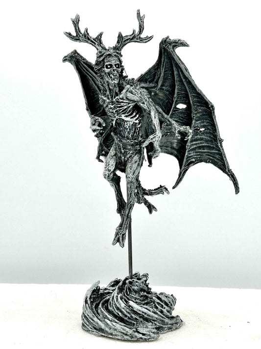 Angel of Death Statue, Half Scale Resin | Mythic Creature Figurine | Myths and Legends Monster Statue | Demon Statue for Gothic Home Decor