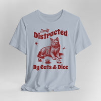 Easily Distracted By Cats & Dice Shirt