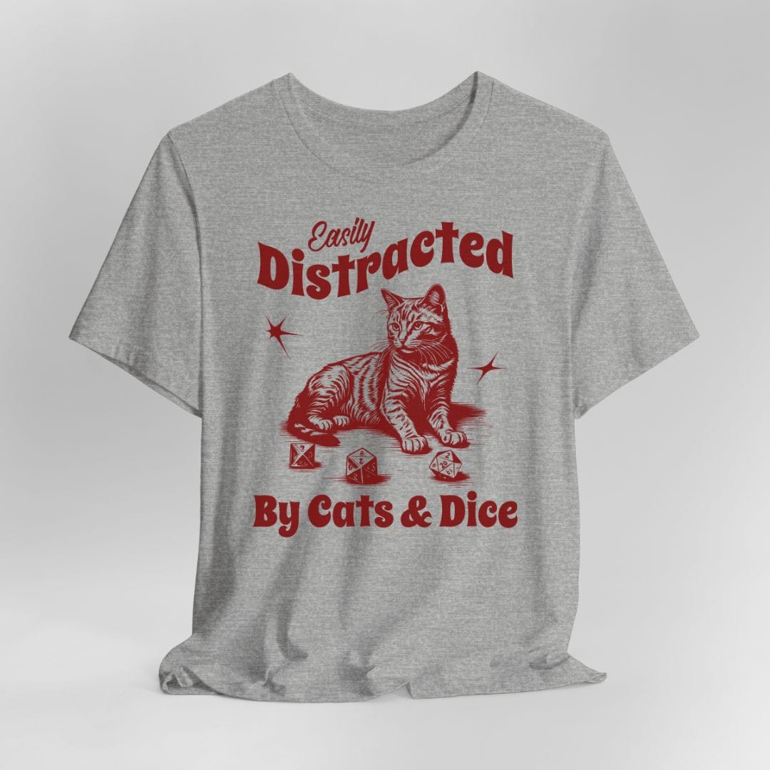 Easily Distracted By Cats & Dice Shirt