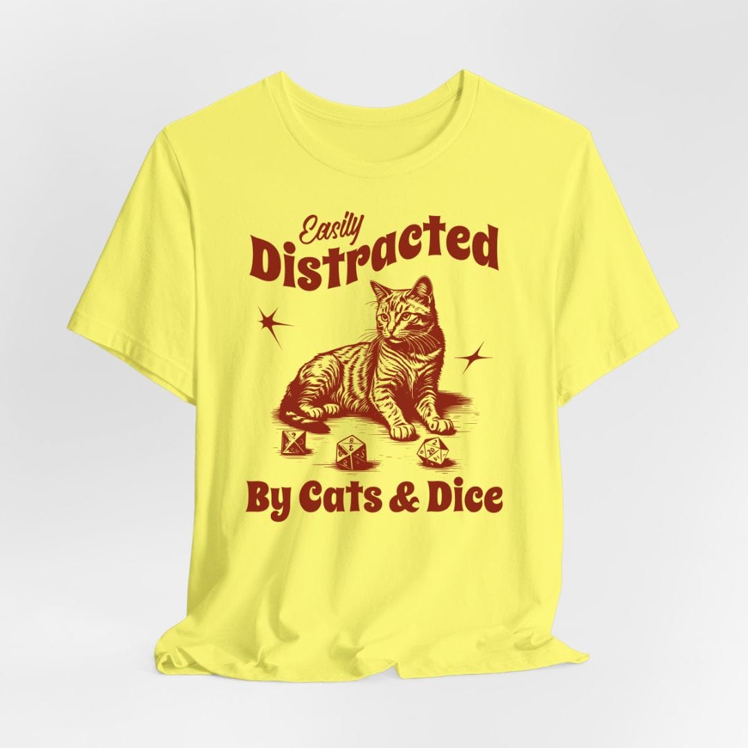 Easily Distracted By Cats & Dice Shirt