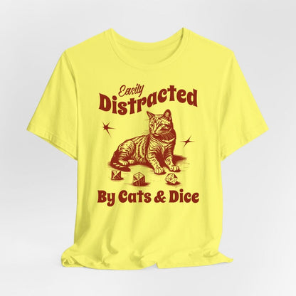 Easily Distracted By Cats & Dice Shirt