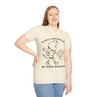 Easily Distracted by Side Quests T-Shirt