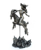 Witch’s Sabbath: Goat Rider Statue, Large Version Resin Sculpture | Pagan Folklore Witchcraft Figurine | Witchy Art for Gothic Home Decor