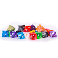 8 Sided Dice | 25 Count Assorted Multi Colored D8s