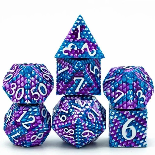 Elder Dragon Scale Metal Dice Set