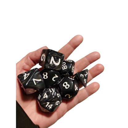 Epic Vision 7-Piece Extra Large DND Dice Set