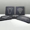 Monster Slayer Slate Coaster Set (5pc) – Schools of the Hunt