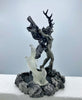 Witch’s Sabbath: Morgan Le Fay Statue, Hand Painted Resin Sculpture | Pagan Folklore Pagan Goddess Figurine | Witchy Art for Gothic Decor