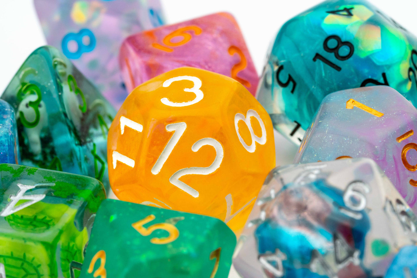 One Pound of Dice from FanRoll - Bulk Random RPG Dice Collection